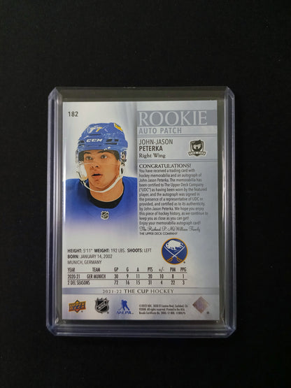 093/249 | John-Jason Peterka #182 Rookie Auto Patch