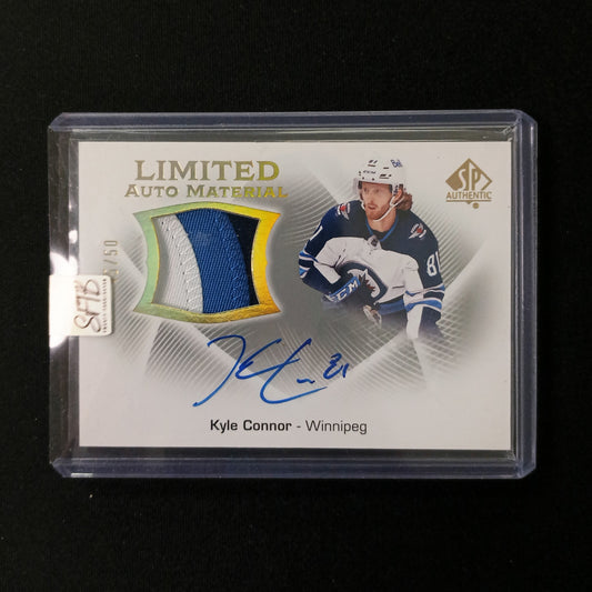 Kyle Connor #LAM-KC 2021-22 Limited Auto Material