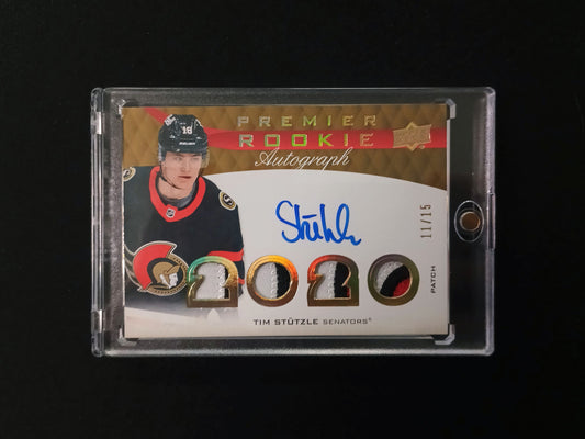 Tim Stutzle #PRA-TS 2020-21 Rookie Auto