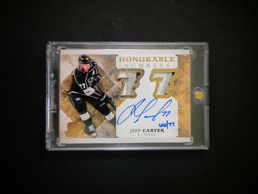 66/77 Jeff Carter #HN-JC Honorable Numbers