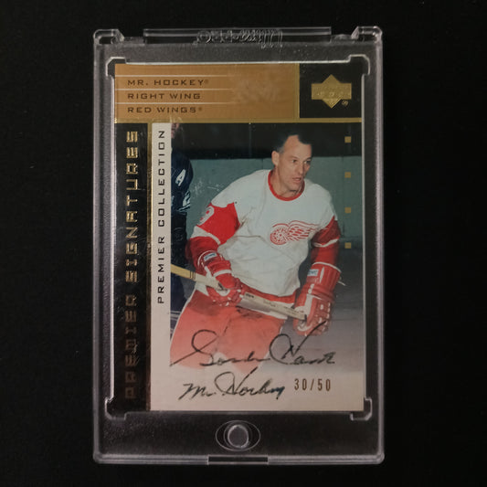 Gordie Howe #S-GH 2003 Premier Signatures