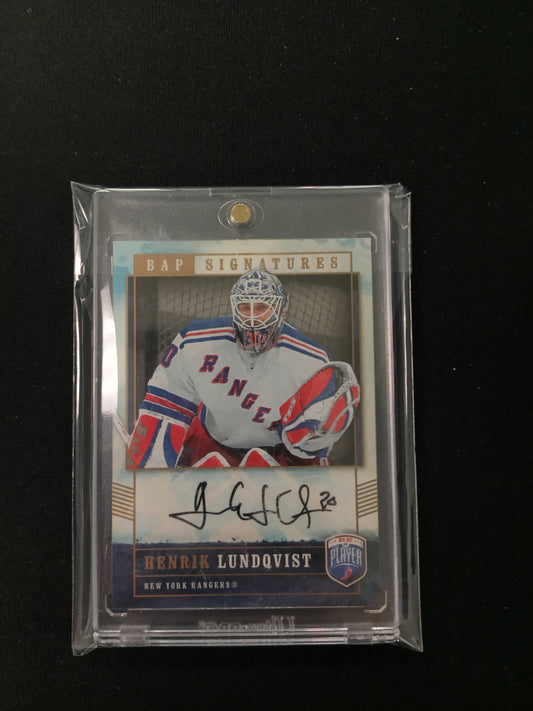Henrik Lundqvist #HL BAP Signatures