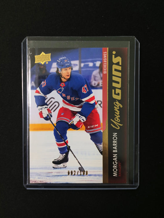 Morgan Barron #215 Young Guns Exclusives