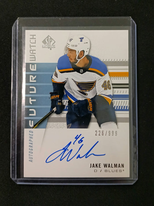 Jake Walman #248 Future Watch Auto