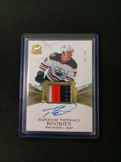Ryan McLeod #SP-RM Rookie Signature Materials
