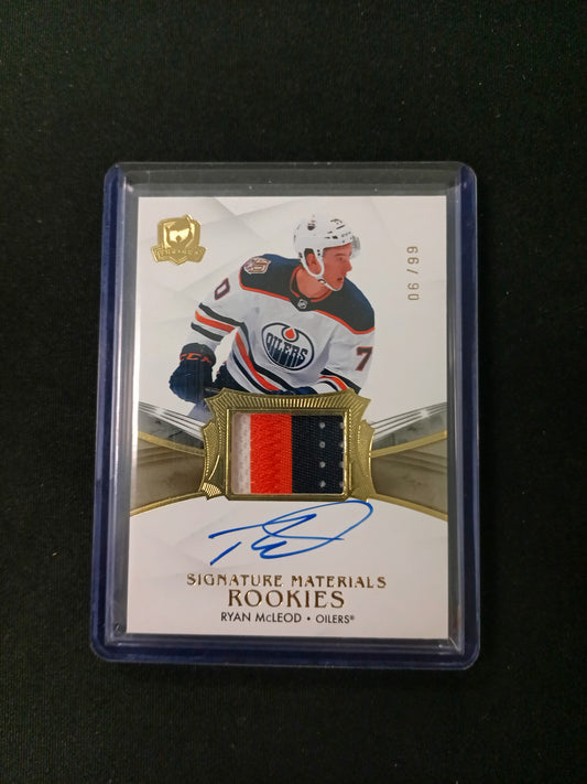 Ryan McLeod #SP-RM Rookie Signature Materials