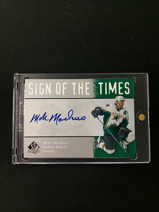 Mike Modano #MO Sign of the Times Auto