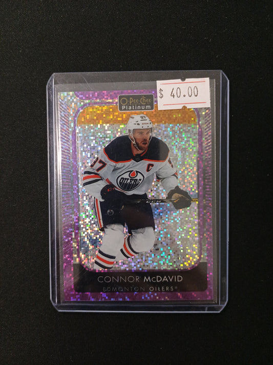 Connor McDavid #1 Violet Pixels