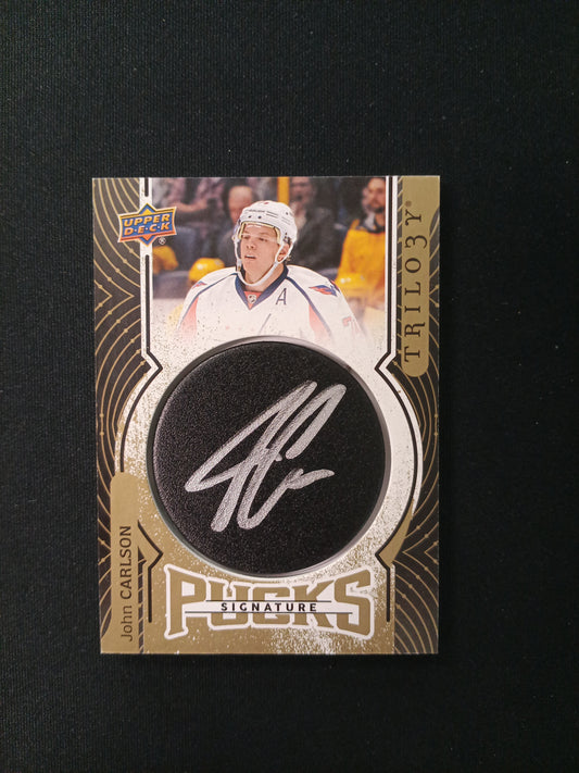 John Carlson #SP-JC Signature Pucks