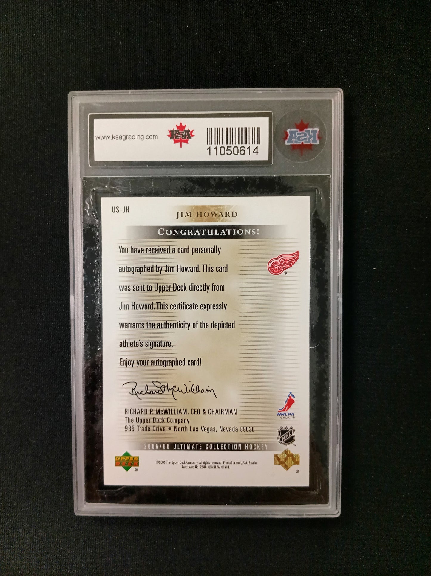 [KSA 10] Jim Howard Auto #US-JH 2005-06 Ultimate - 11050614