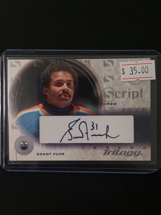 Grant Fuhr #S3-GF Script Three