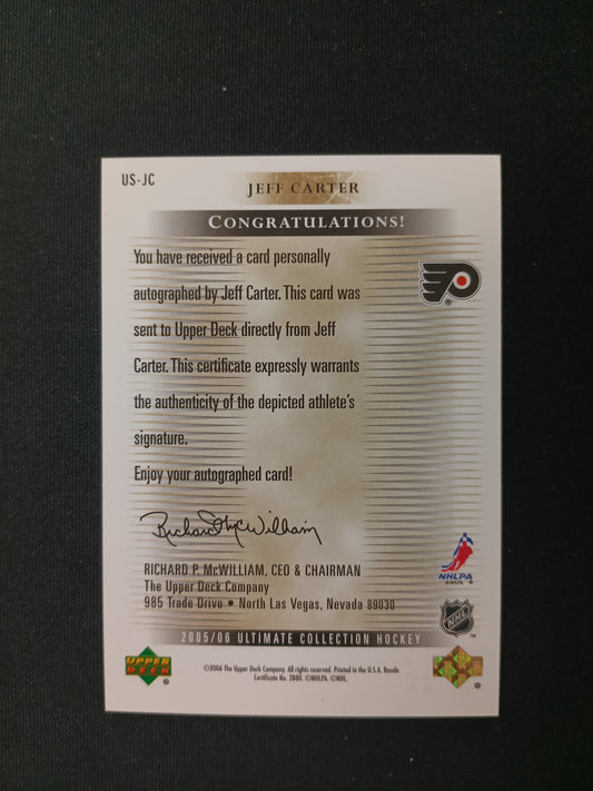 Jeff Carter #US-JC Ultimate Signatures