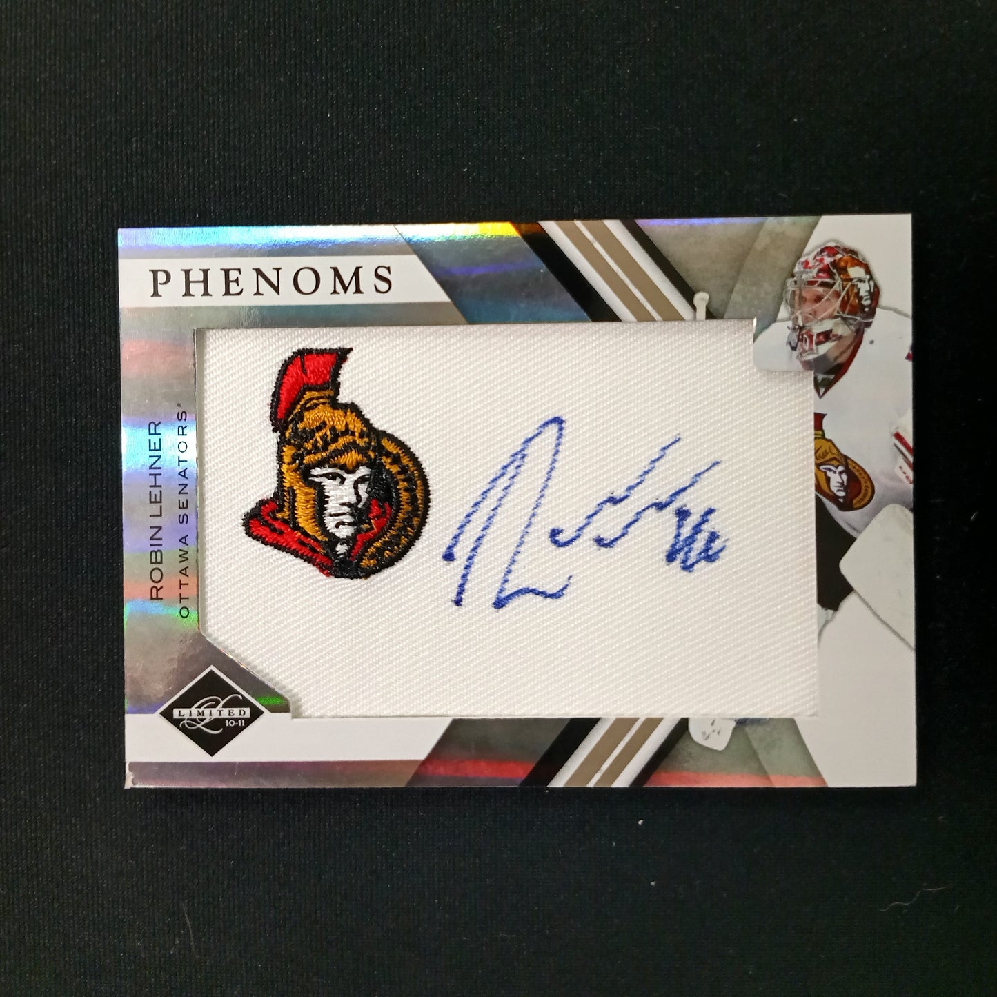 Robin Lehner #194 Phenoms Autographed Patch