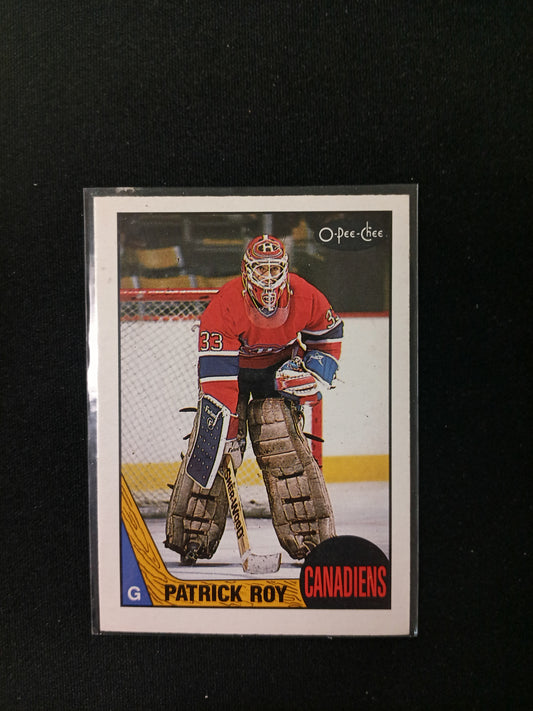 Patrick Roy #163 1987 O-Pee-Chee