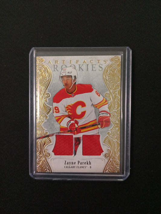 Zayne Parekh #180 Artifacts Rookies Gold Material