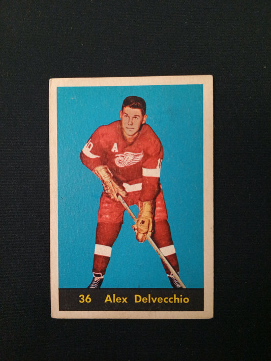 Alex Delvecchio #36 1960-61 Parkhurst