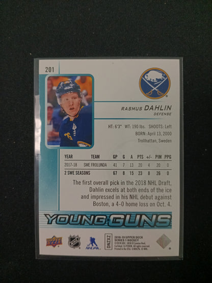 Rasmus Dahlin #201 Young Guns