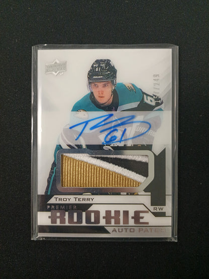 Troy Terry #AR-TT Premier Rookie Auto Patch