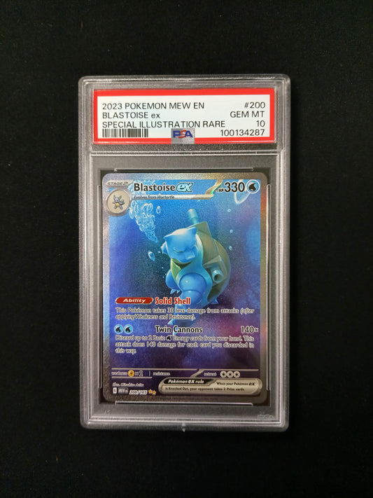 [PSA 10] Blastoise ex #200 Pokemon Scarlet & Violet 151