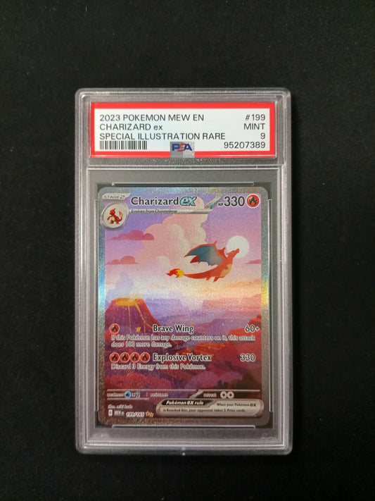 [PSA 9] Charizard ex #199 Pokemon Scarlet & Violet 151