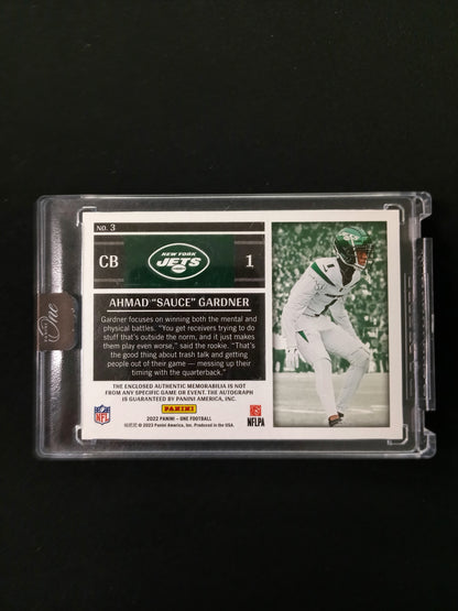 Ahmad "Sauce" Gardner #3 Panini - One