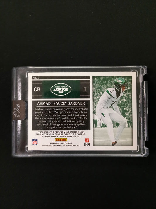 Ahmad "Sauce" Gardner #3 Panini - One