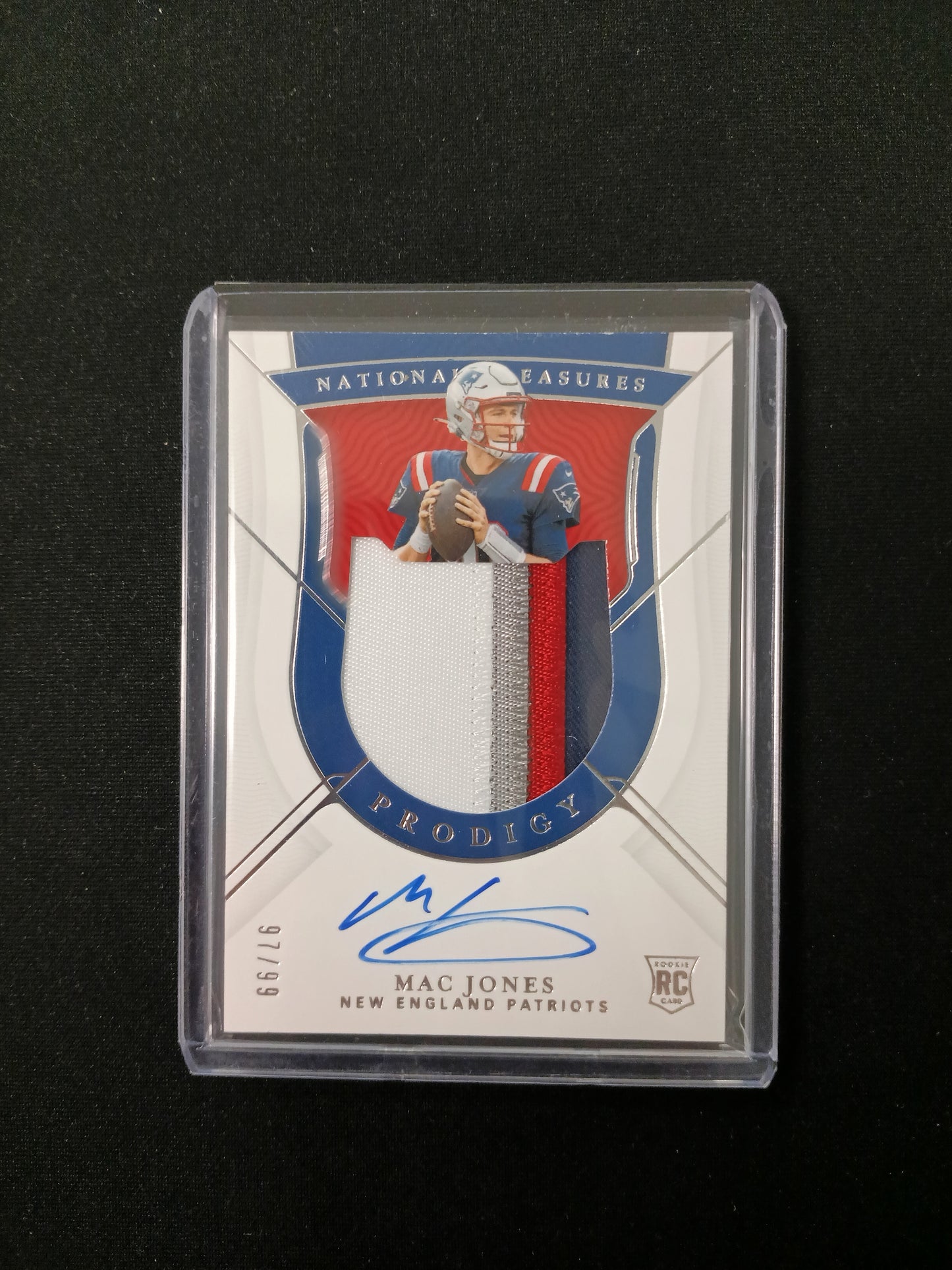 97/99 | Mac Jones #PPA-MJ Prodigy National Treasures
