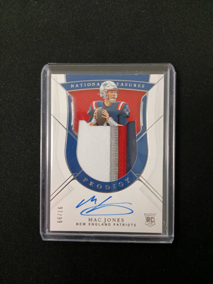 97/99 | Mac Jones #PPA-MJ Prodigy National Treasures