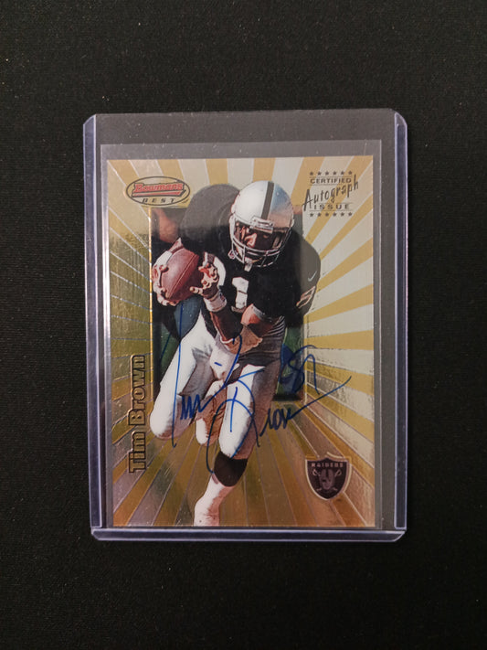 Tim Brown #4B 1998 Bowman's Best