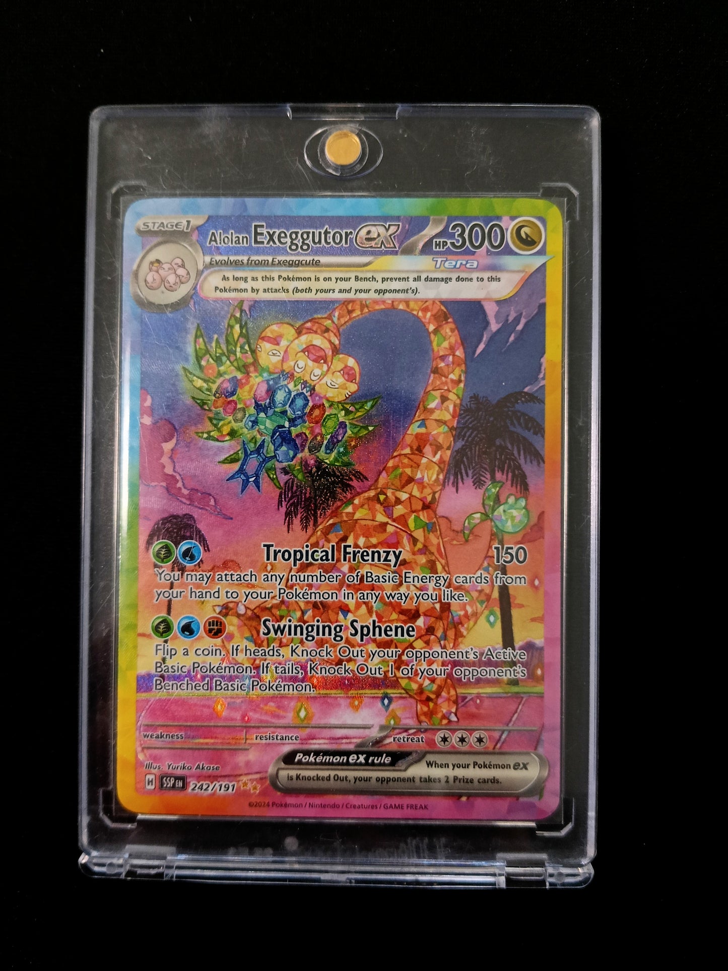 Alolan Exeggutor ex #242 Pokemon Surging Sparks