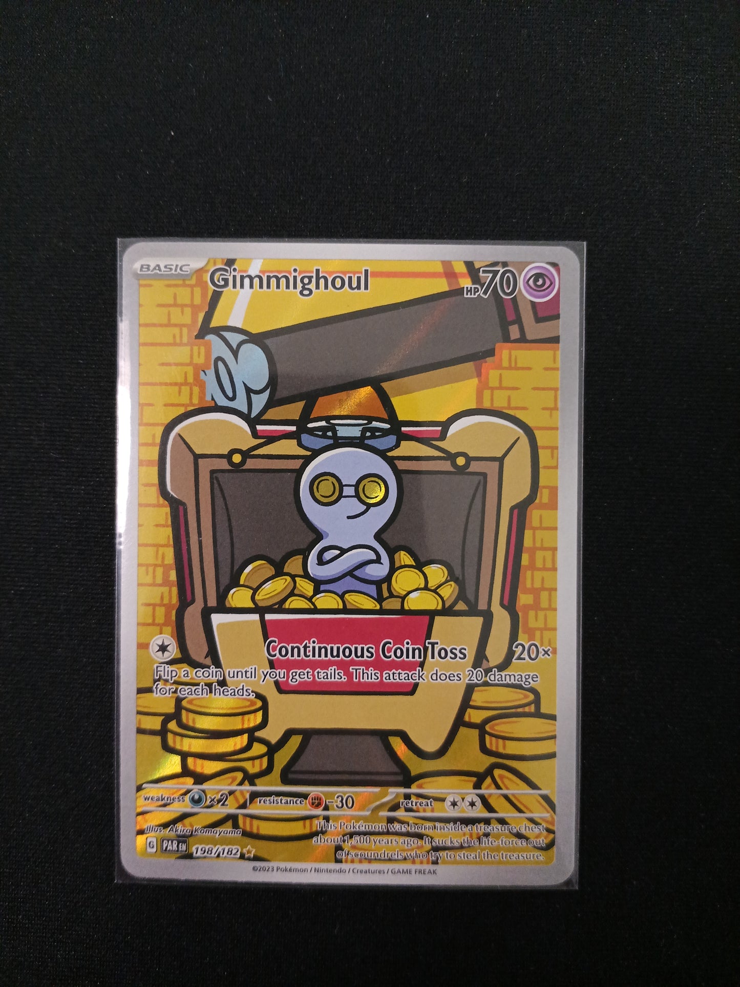Gimmighoul #198 Pokemon Paradox Rift