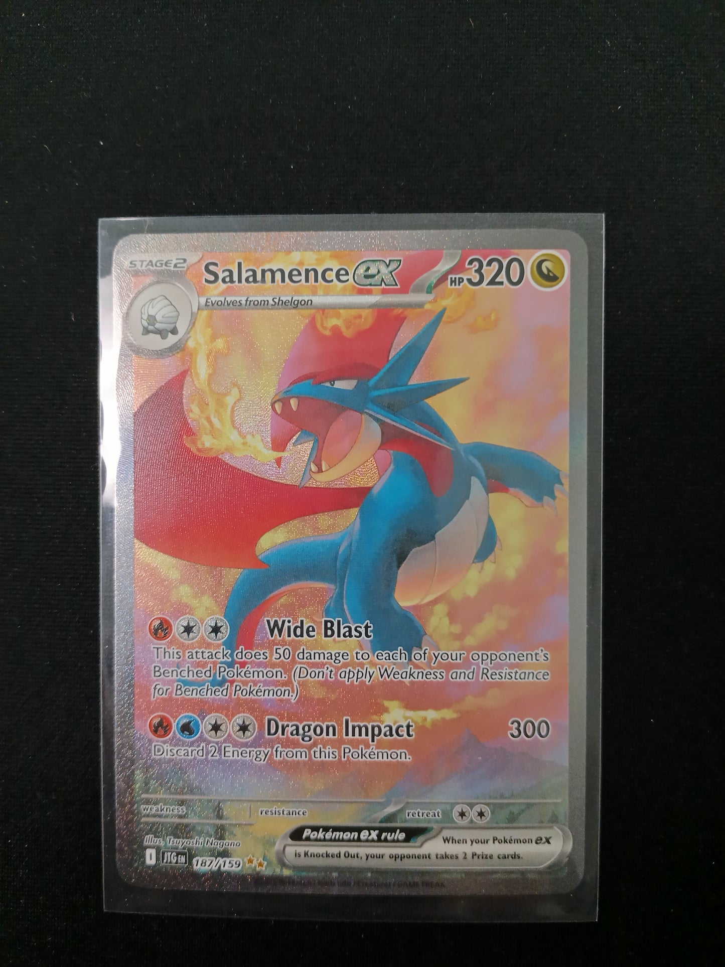 Salamence ex #187 Pokemon Journey Together