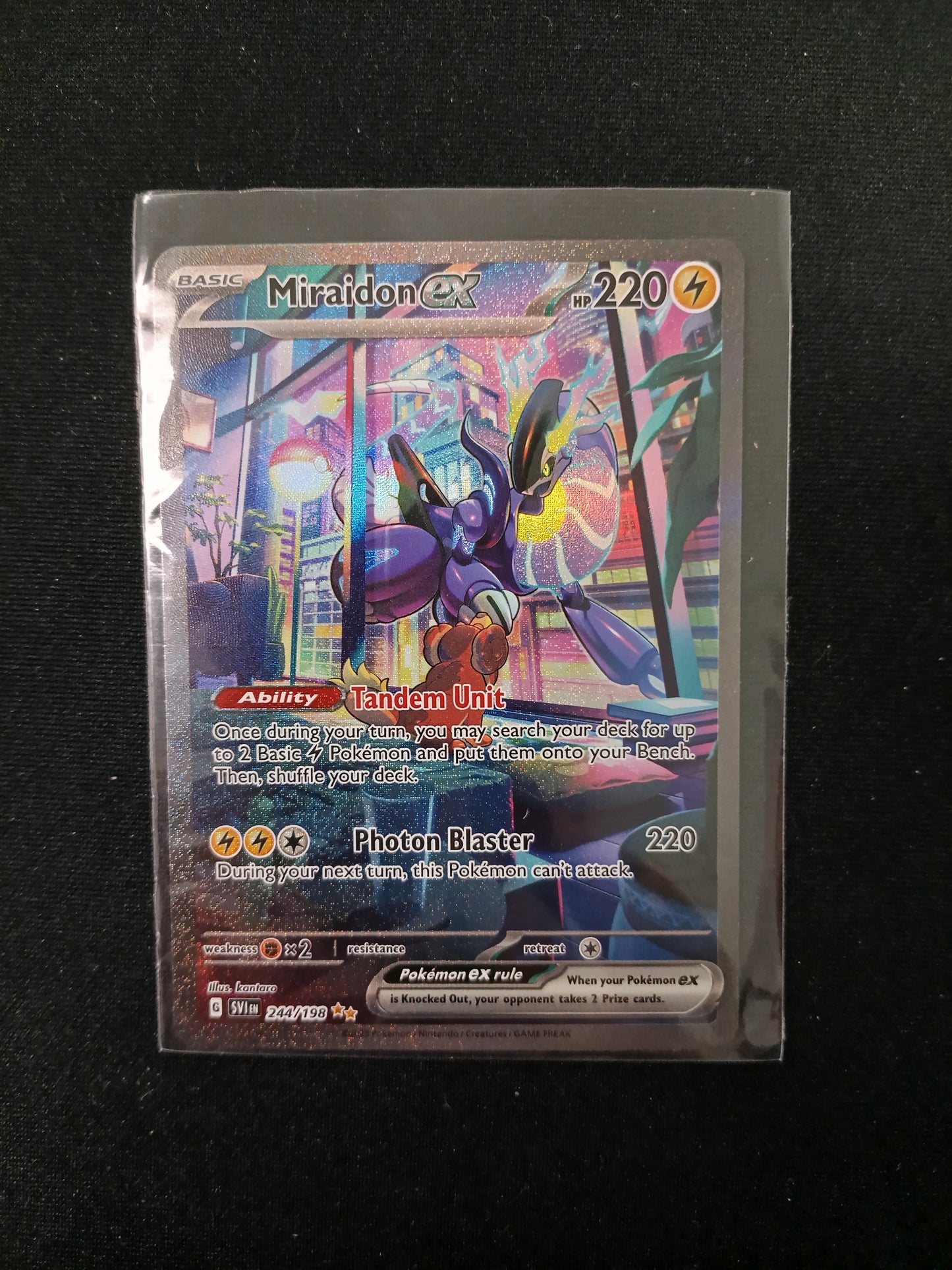 Miraidon ex #244 Pokemon Scarlet & Violet