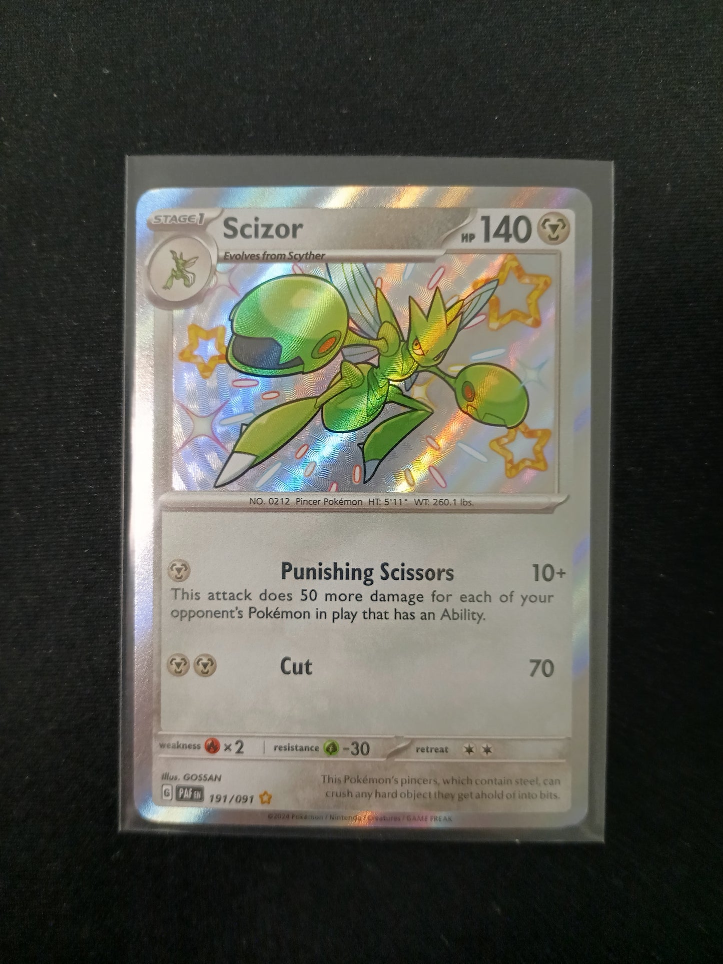 Scizor #191 Pokemon Paldean Fates