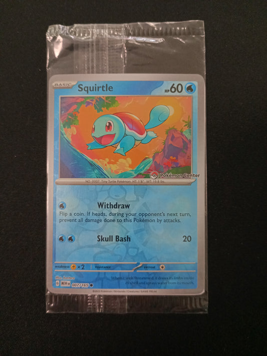 [Sealed] Squirtle #7 Pokemon Center Stamp