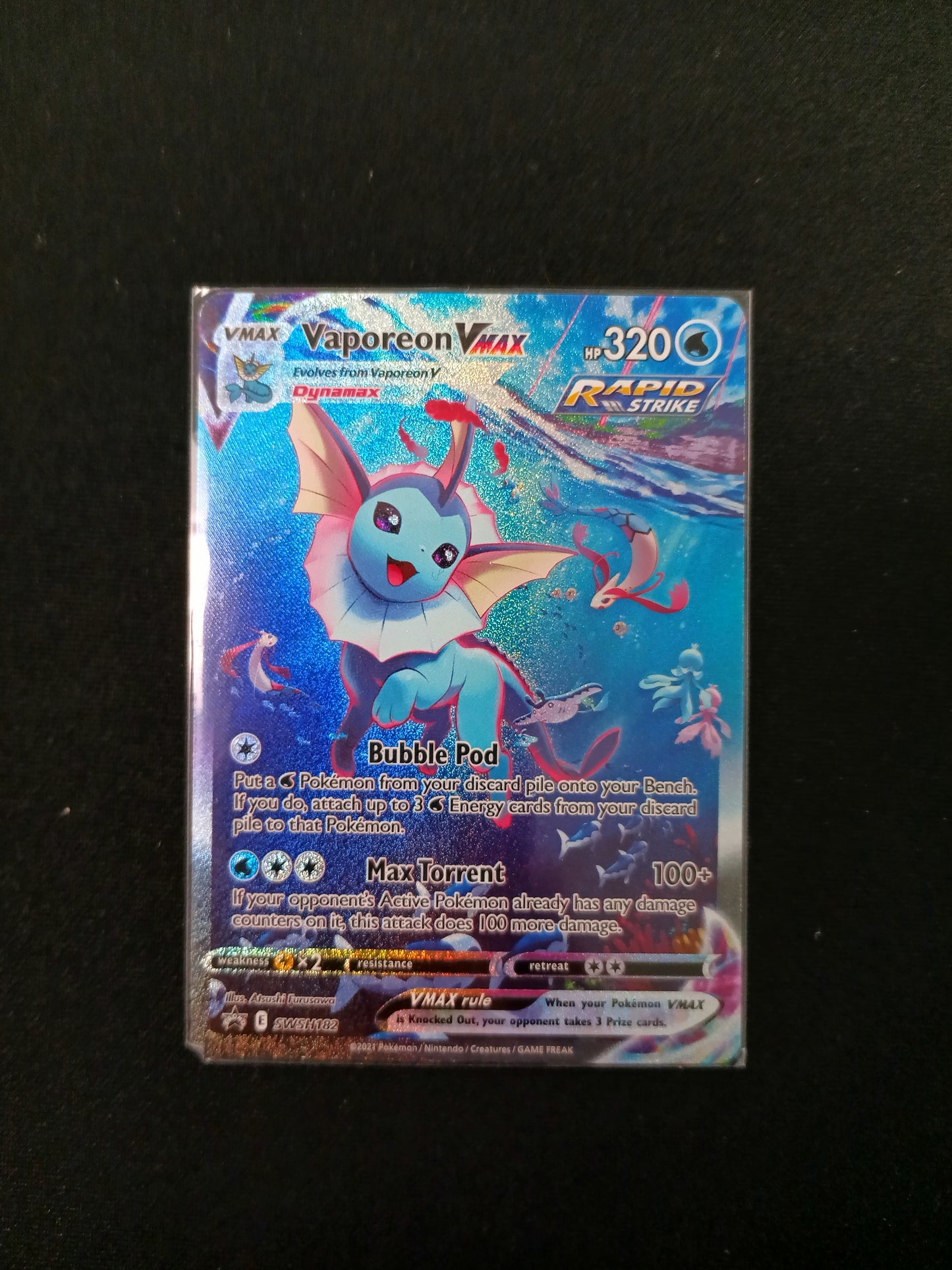 Vaporeon VMAX #SWSH182 Promo