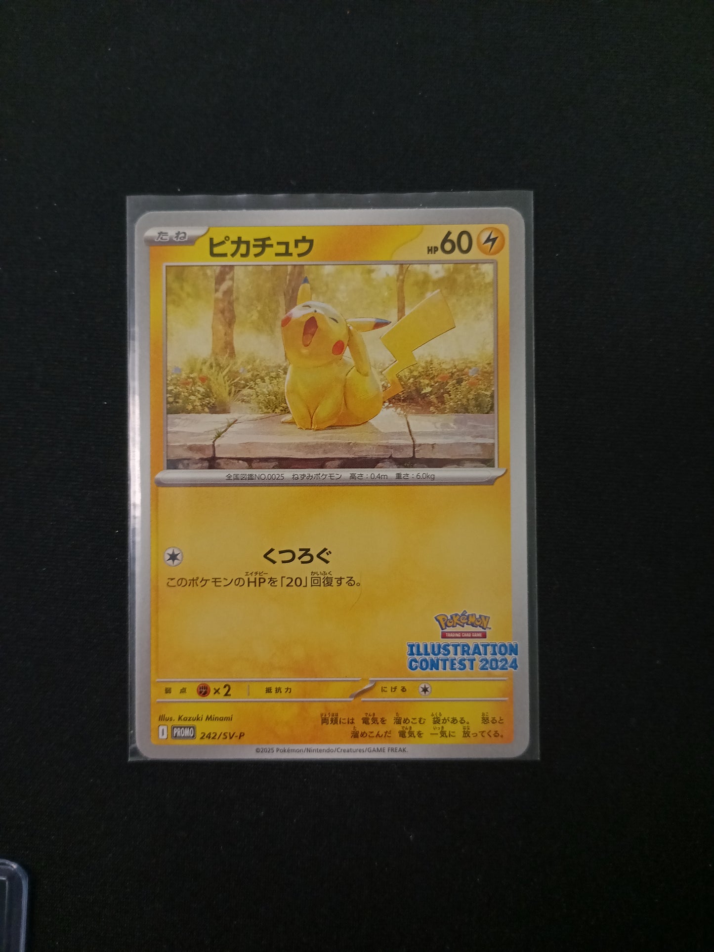 Pikachu #242/SV-P Pokemon Japanese Promo
