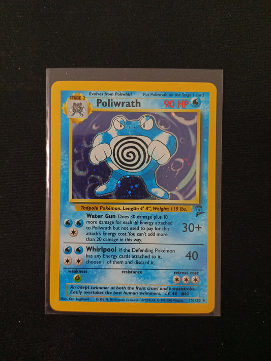 Poliwrath #15 Pokemon Base Set 2