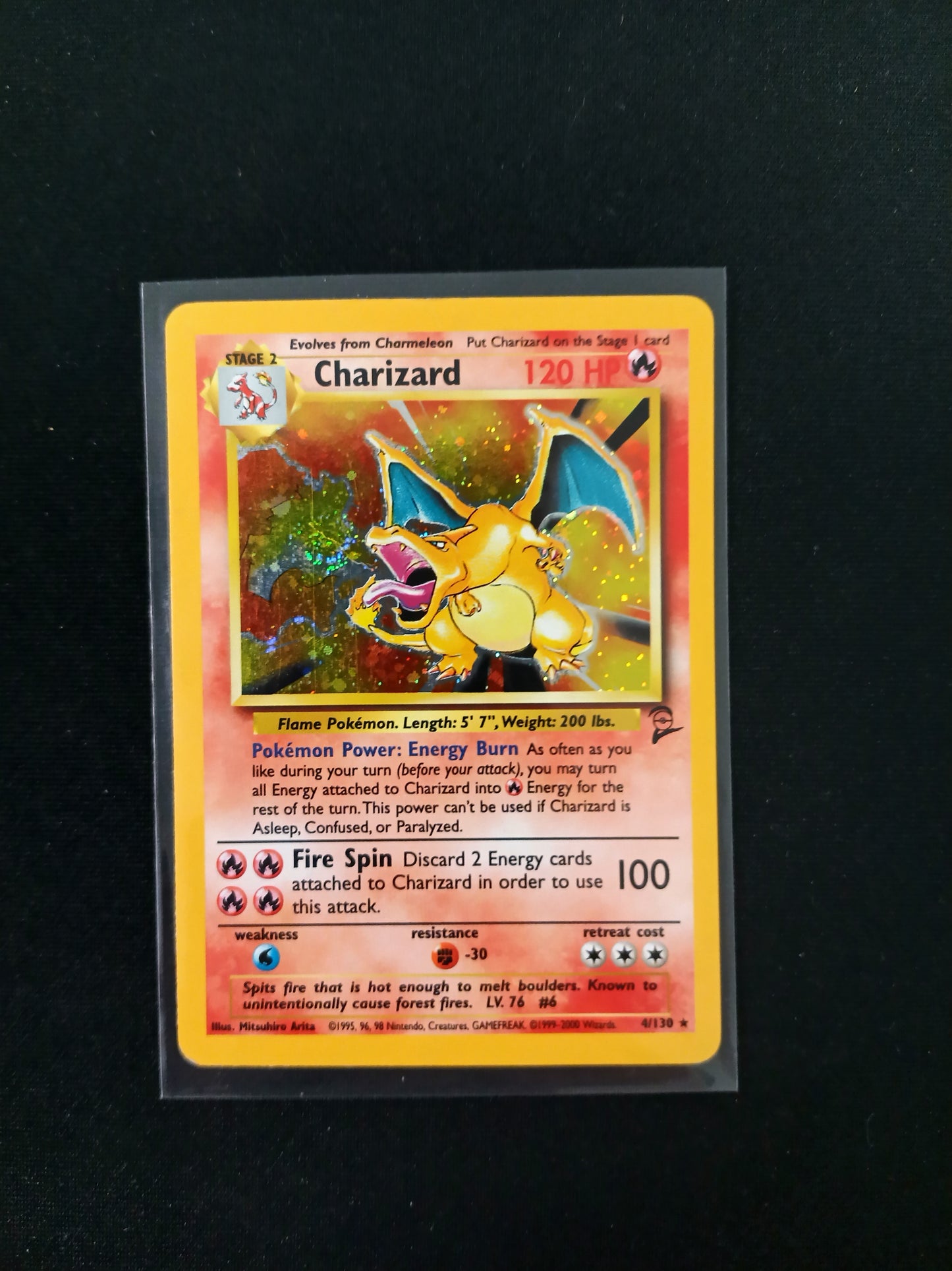 Charizard #4 Pokemon Base Set 2