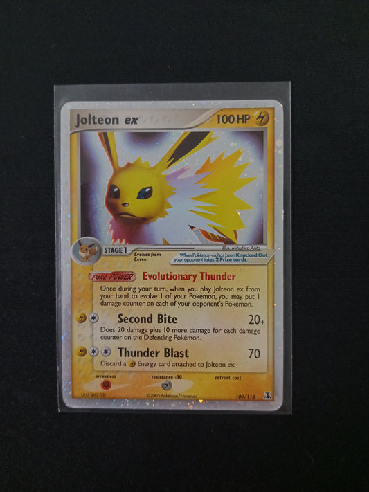 Jolteon EX #109 Pokemon Delta Species