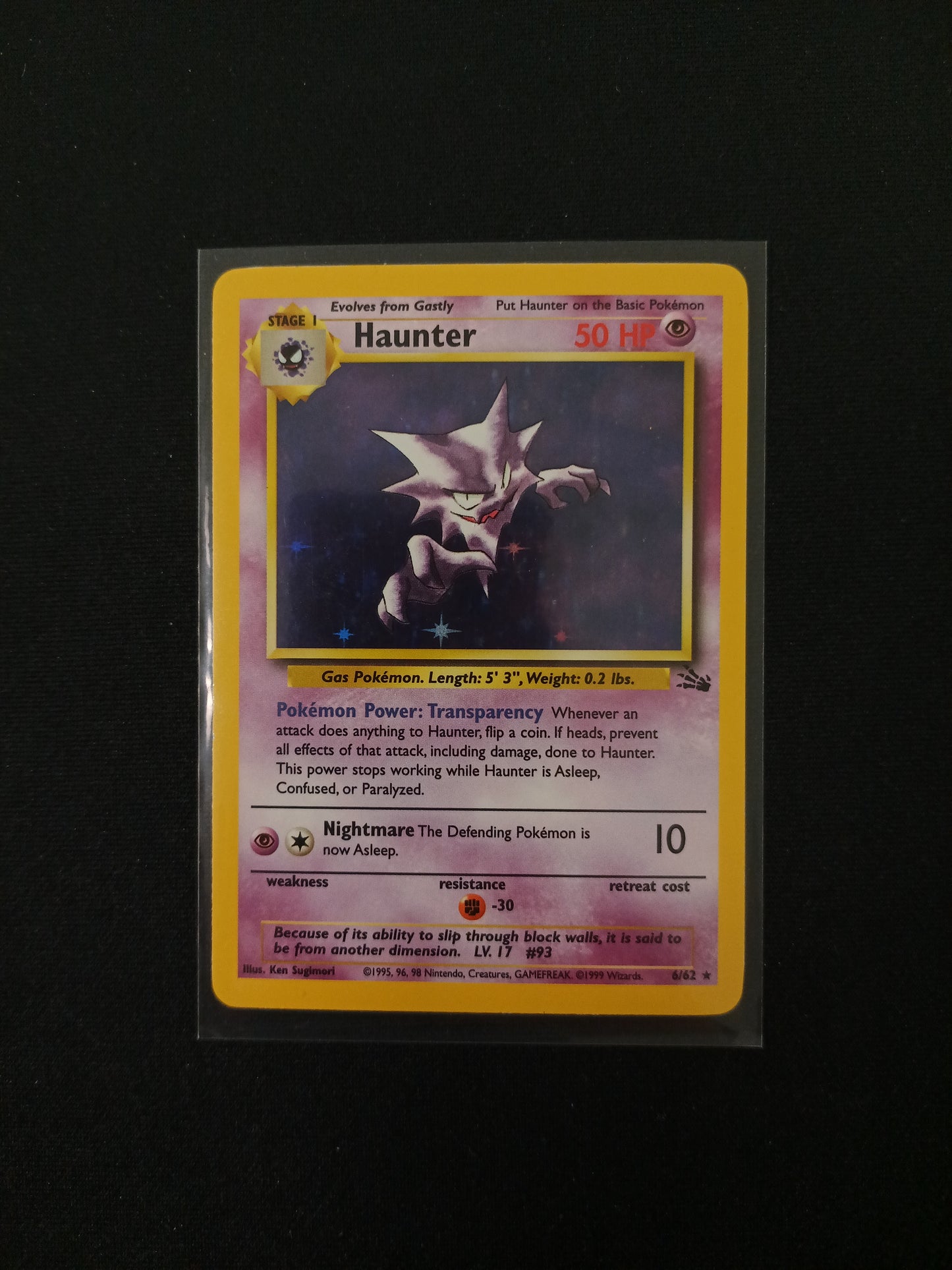Haunter #6 Pokemon Fossil