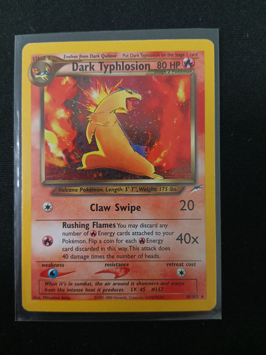 Dark Typhlosion #10 Pokemon Neo Destiny