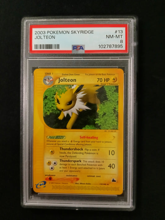 [PSA 8] Jolteon #13 Pokemon Skyridge