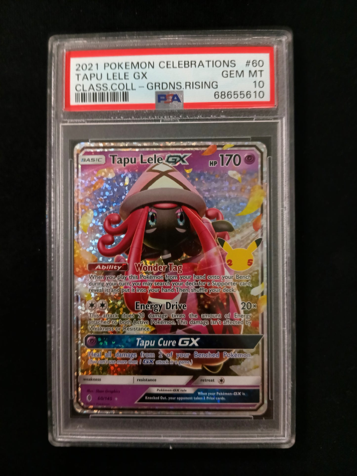 [PSA 10] Tapu Lele GX #60 Pokemon Celebrations