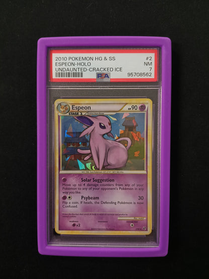[PSA 7] Espeon #2 Pokemon Heart Gold & Soul Silver