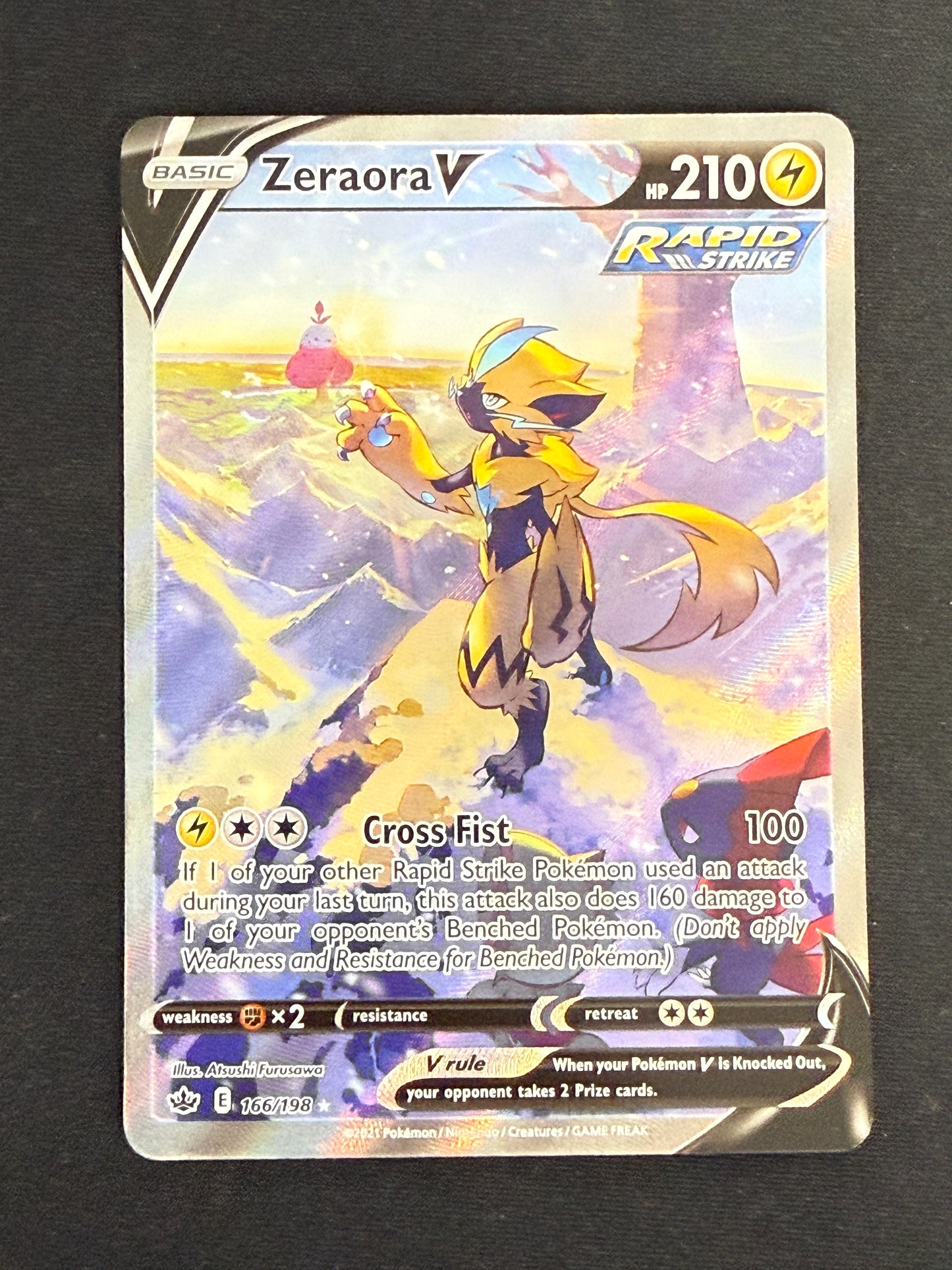 Zeraora V #166 Chilling Reign