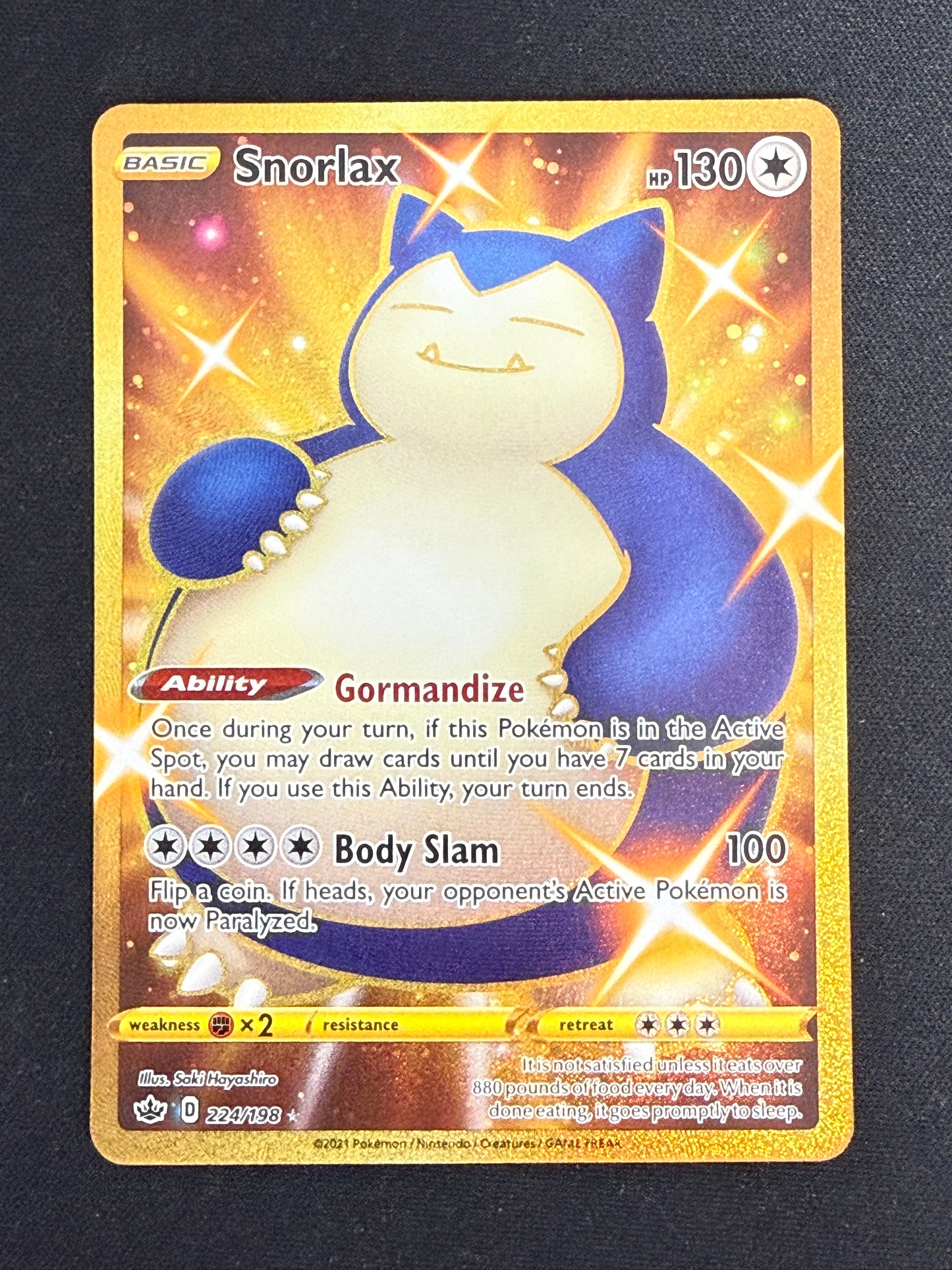 Snorlax #224 Chilling Reign