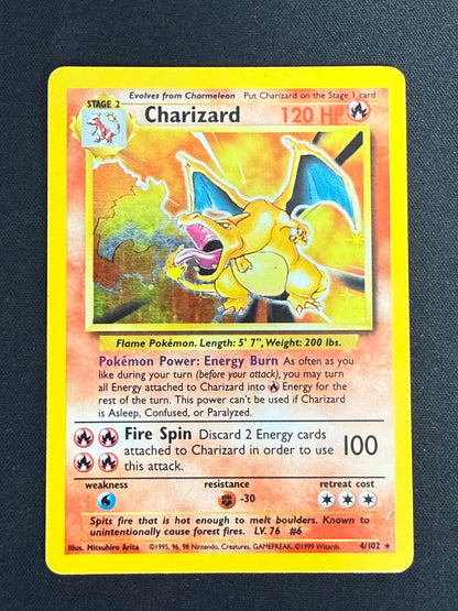 Charizard #4 Pokemon Base Set