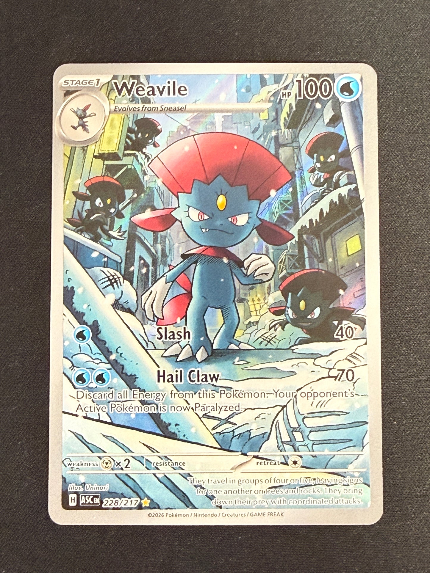 Weavile #228 Ascended Heroes