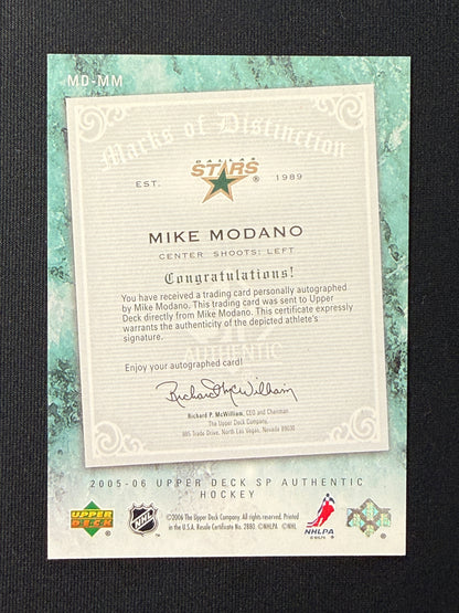 Mike Modano #MD-MM Marks of Distinction Auto | 25/25